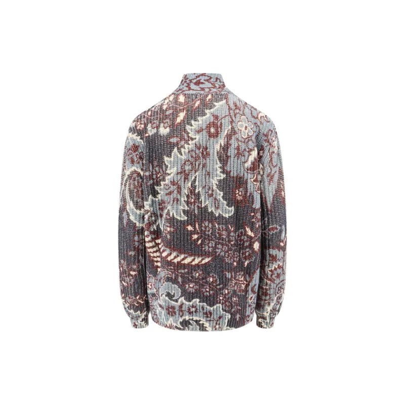ETRO Paisley Printed Turtleneck Jumper-1