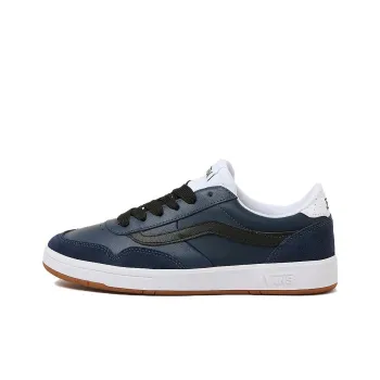 Vans Cruze Anti-Slip And Wear-Resistant Support Low-Top Skateboard Shoes Unisex Blue Black White