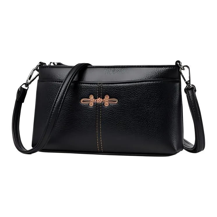 BRINCH PU Shoulder Bag Regular Women's Black/Blue/Burgundy/Beige Gray-1