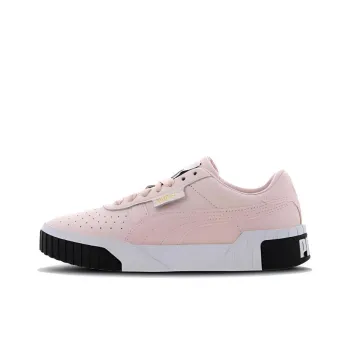 PUMA Cali Anti-Slip And Wear-Resistant Breathable Low-Top Skateboard Shoes Women's Pink Black