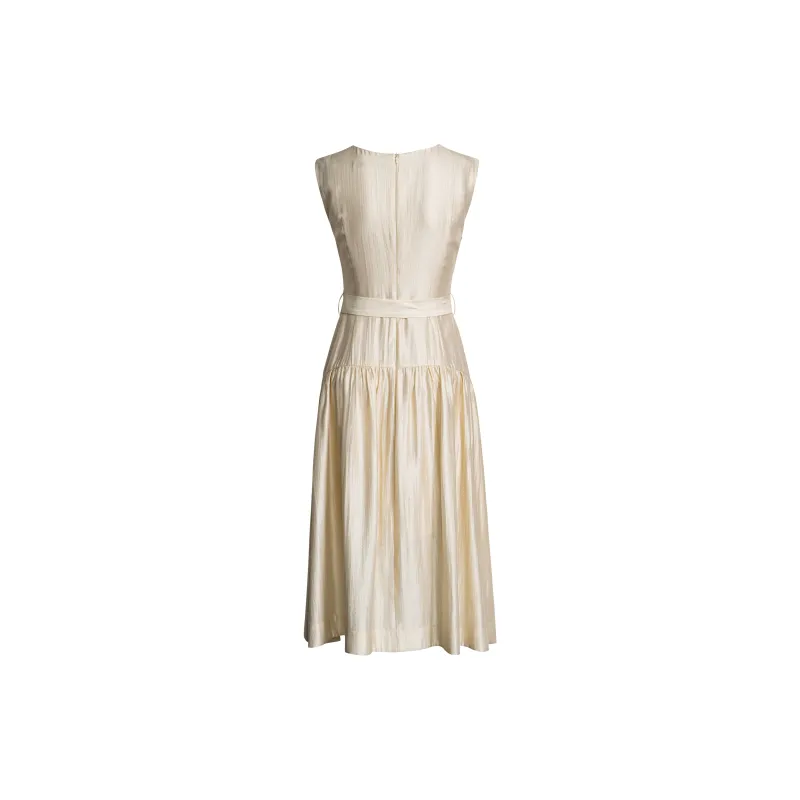 ROEYSHOUSE Sleeveless Dress Women's Apricot-1
