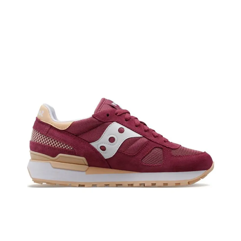 Saucony Shadow Original Running Shoes Women's Low-Top Red/White-1