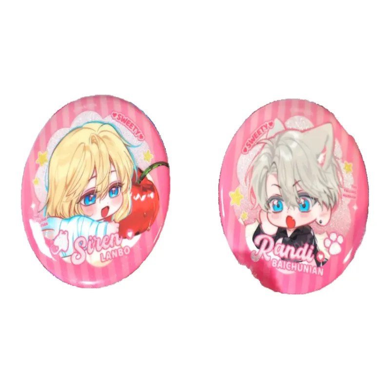 MANCOOL The Falling Merman Badge, Badge, Merchandise-1