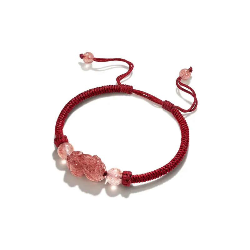 The Thousand Seals Family Obsidian Jade Bracelets Unisex-1