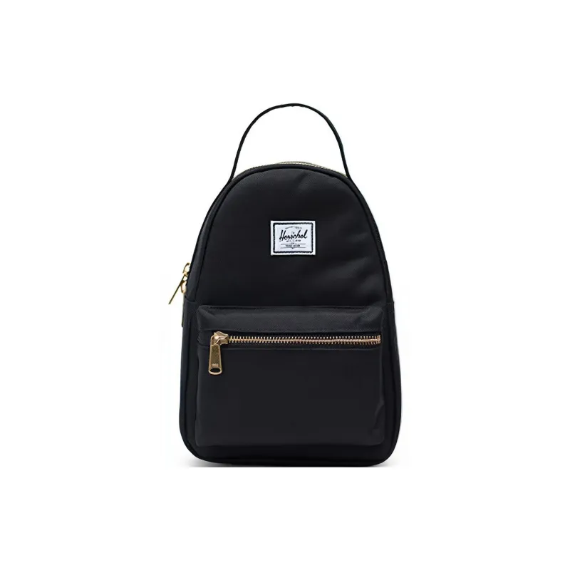 Herschel Polyester Backpack Mini Unisex Black Warrior-0