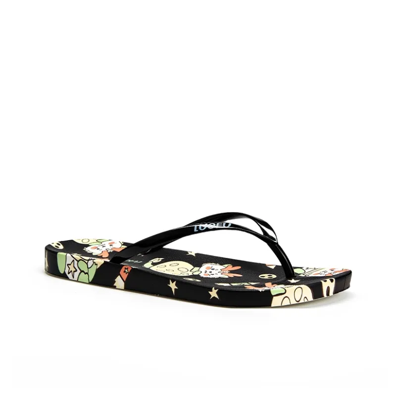 LUOFU Slip-Resistant Flip Flops Women's-0