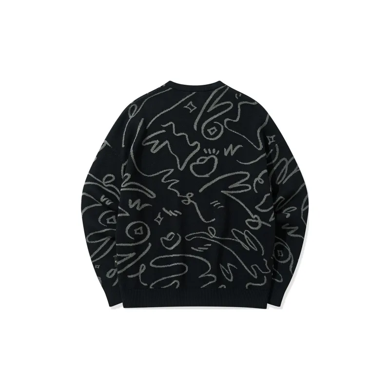 QIAODAN Sweatshirt Men's Black Gray-1