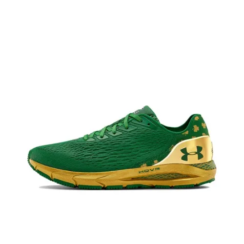 Under Armour Sonic 3 Running Shoes Unisex Low-Top Green/Gold