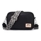 Black (Black and White Pattern Strap)
