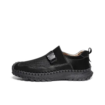 Bull charm Casual Shoes Men Low Top Black/Beige/Gray