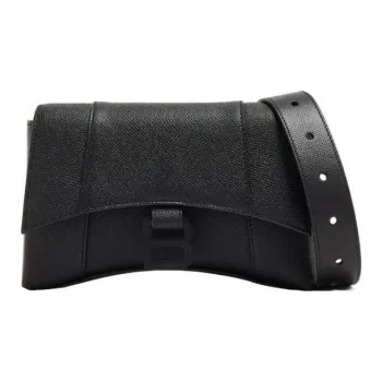 Balenciaga Logo Plaque Crossbody Bag