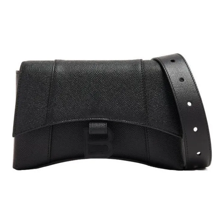 Balenciaga Logo Plaque Crossbody Bag-0