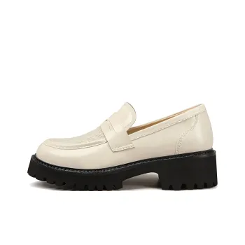 Lily Wei Loafers Women's Beige Apricot
