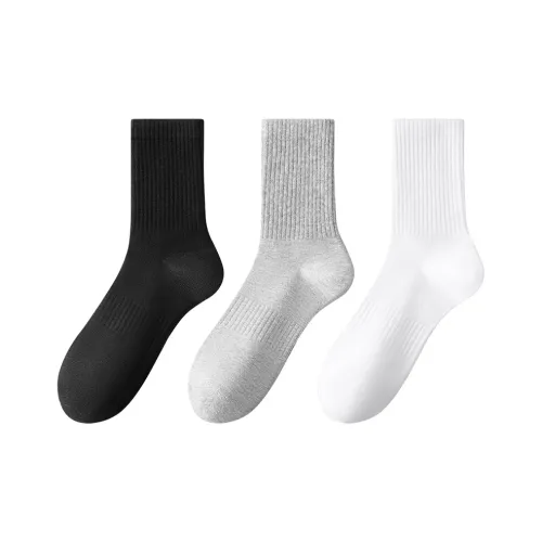 H-YXIANG Crew Socks For Summer Men's 3 Pack