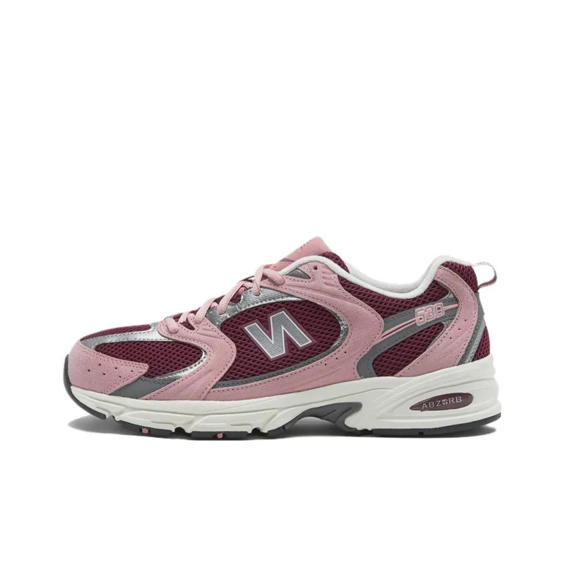 New Balance NB 530 Cushioning Anti Slip Wear Resistant Breathability Low Top Running Shoes Unisex Pink-0