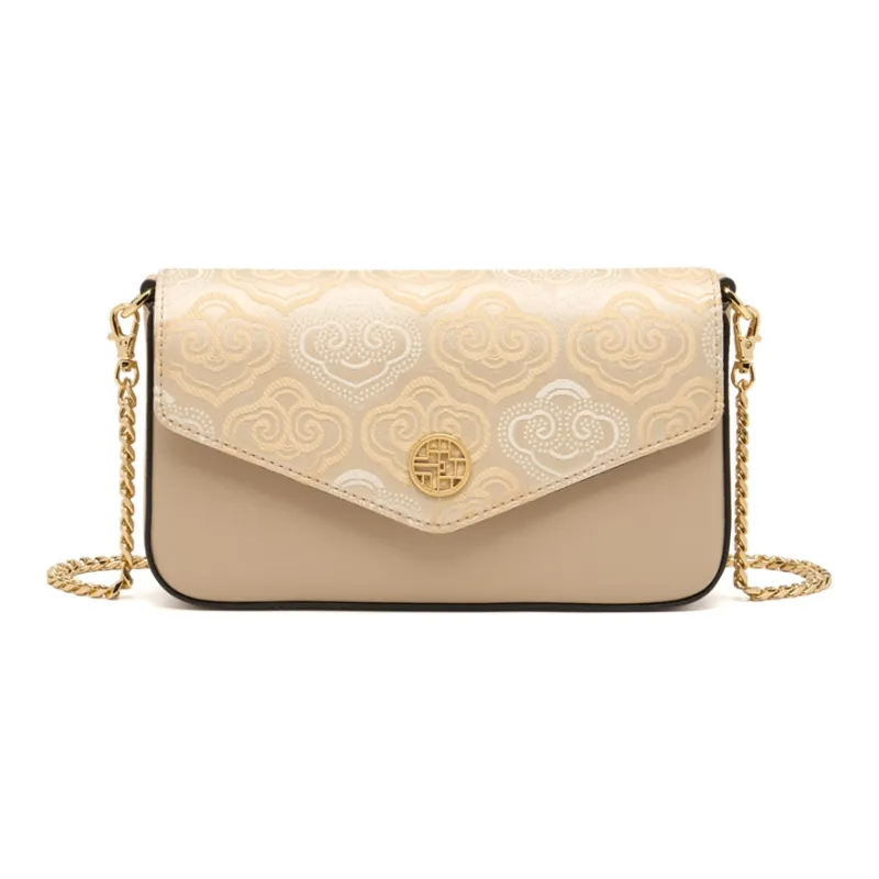 ZOOLER Cow Leather Crossbody Bags Trumpets Women's Cream Yellow/Apricot/Royal Blue/Forbidden Red/Han Dynasty Black-0