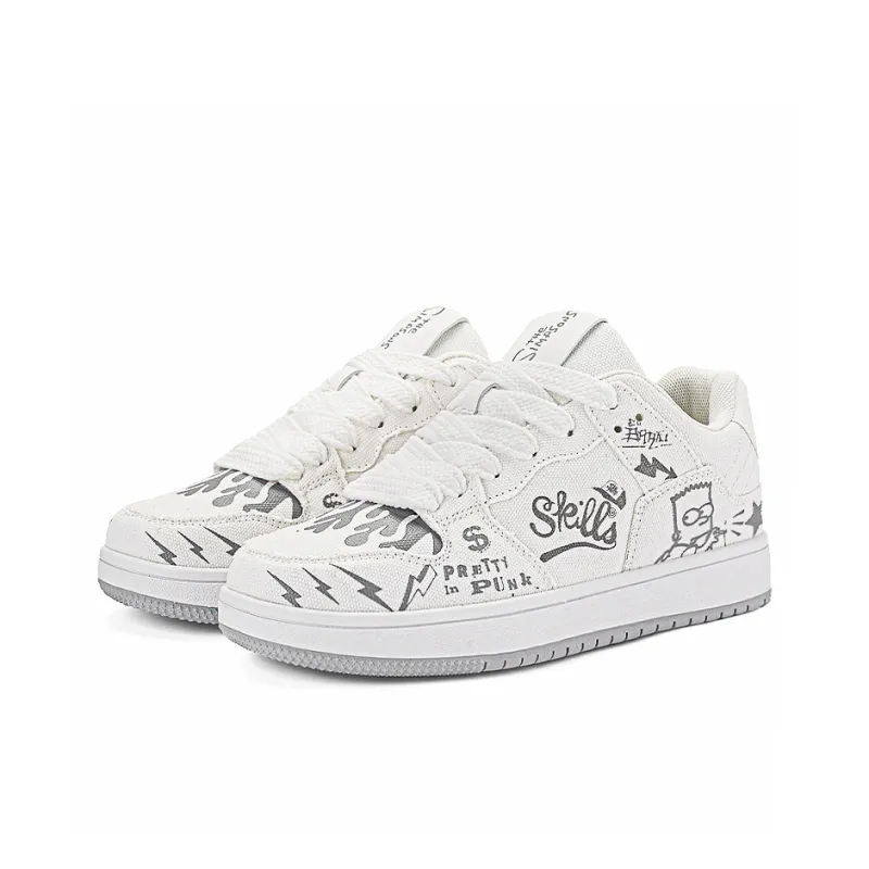 The Simpsons Low Top Skateboard Shoes Unisex-34