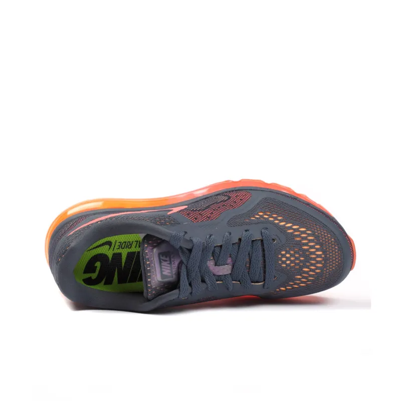 Nike Air Max 2014 Dark Magnet Grey Bright Mango Peach Cream Women's-2