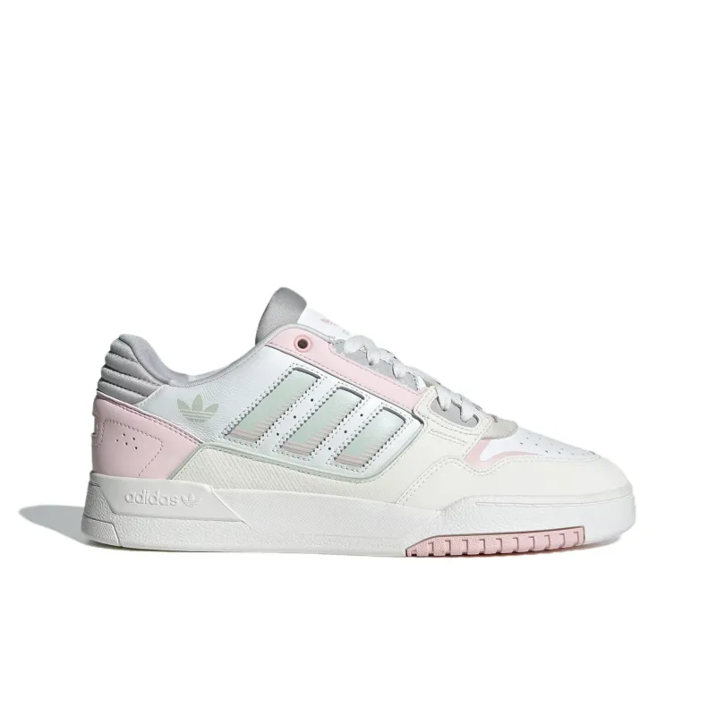 Adidas Originals Drop Step 2.0 Anti Slip Wear Resistant Low Top Skateboard Shoes Women's White Pink-1