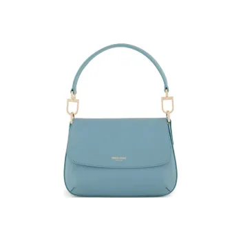 AMANI Lambskin Portable Crossbody Bag Shoulder Bag Women's Turquoise