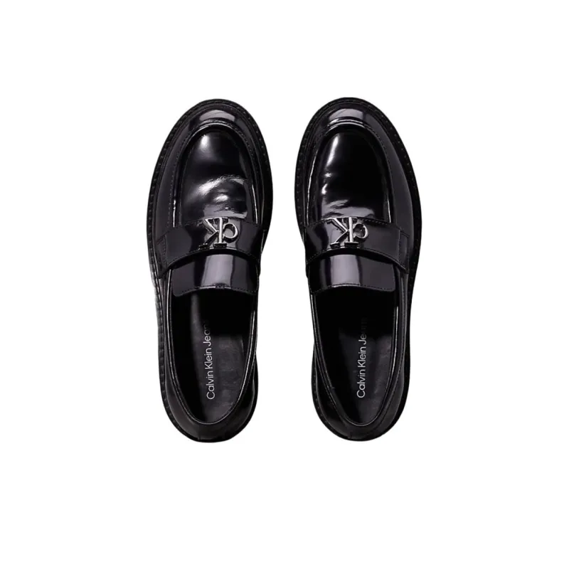 CKJ CALVIN KLEIN JEANS Loafers 3.4cm Women's Black-3