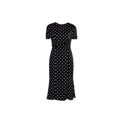 ROEYSHOUSE Short-Sleeved Dresses Women's Polka Dot