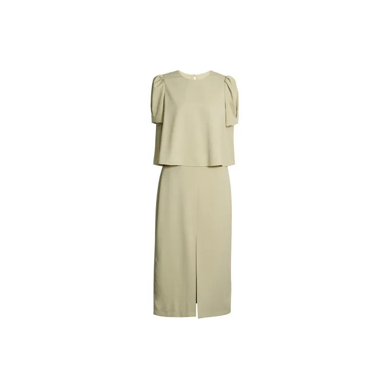 ROEYSHOUSE Skirt Set Women's Yellow Green-1