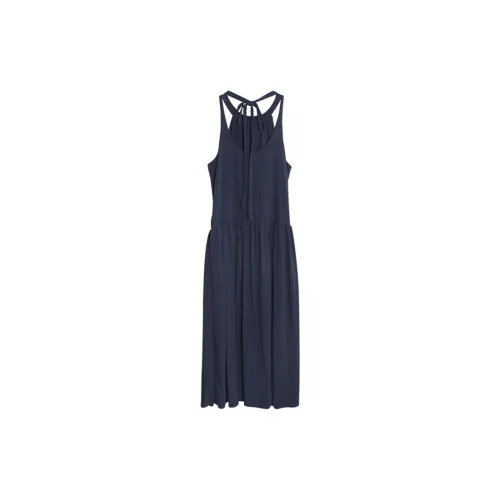 CHARM PICK Sleeveless Dresses Women's Navy Blue