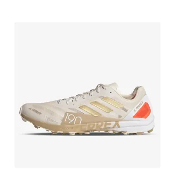 Adidas Terrex Speed Pro Durable Breathable Lightweight Low-Top Running Shoes Men's Gray Gold