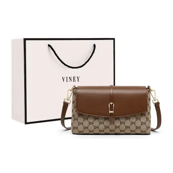 VINEY Fabric Shoulder Bag, Crossbody Bag, Mom Bag Trumpets Women's Coffee