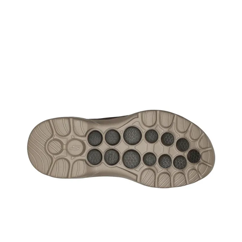 Skechers Go Walk 6 Odor-Resistant Slip-Resistant Flip Flops Men's Chocolate-4