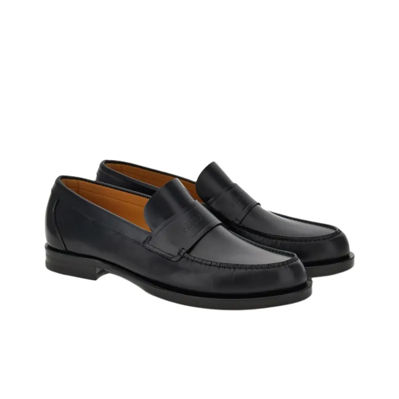 Ferragamo Loafers Men Black-2