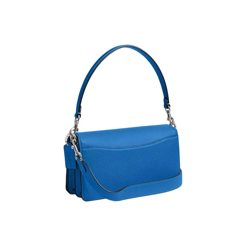 COACH Tabby Hammered Leather Portable Crossbody Bag Shoulder Bag Women's Blueberry-1