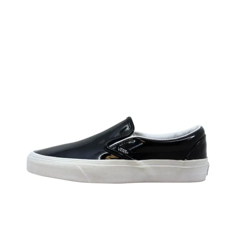 Vans Classic Slip On Tumble Patent Black-0