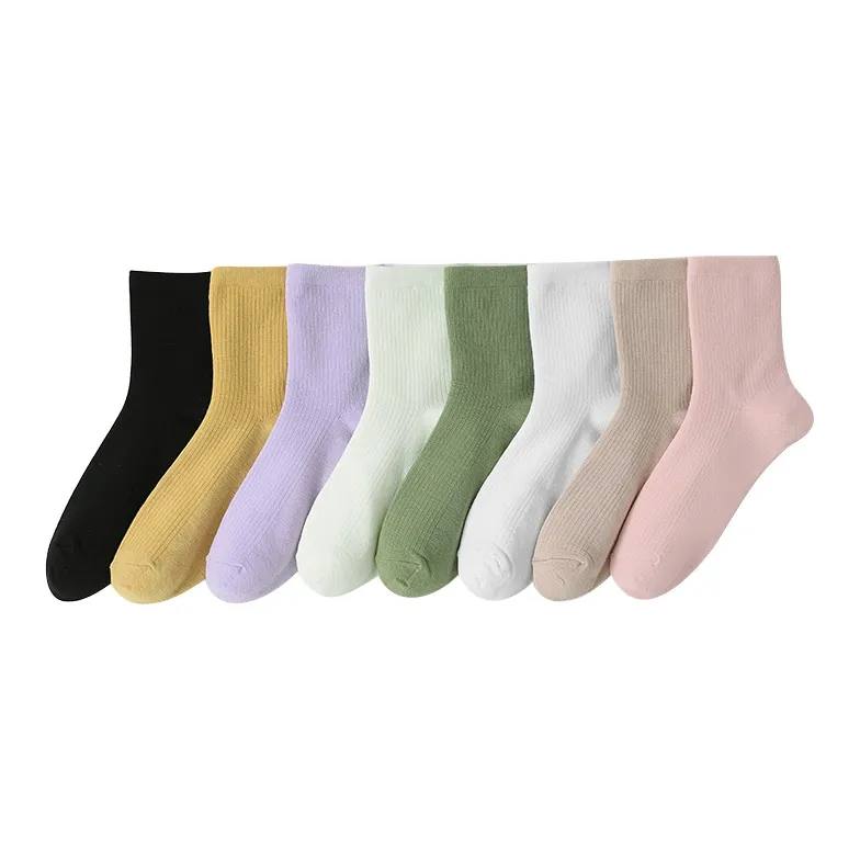 Mulong Family Mid Calf Socks Women's 8 Pack-0