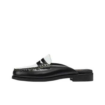 G.H. Bass & Co. Wrap-toe Slippers Women's Black White