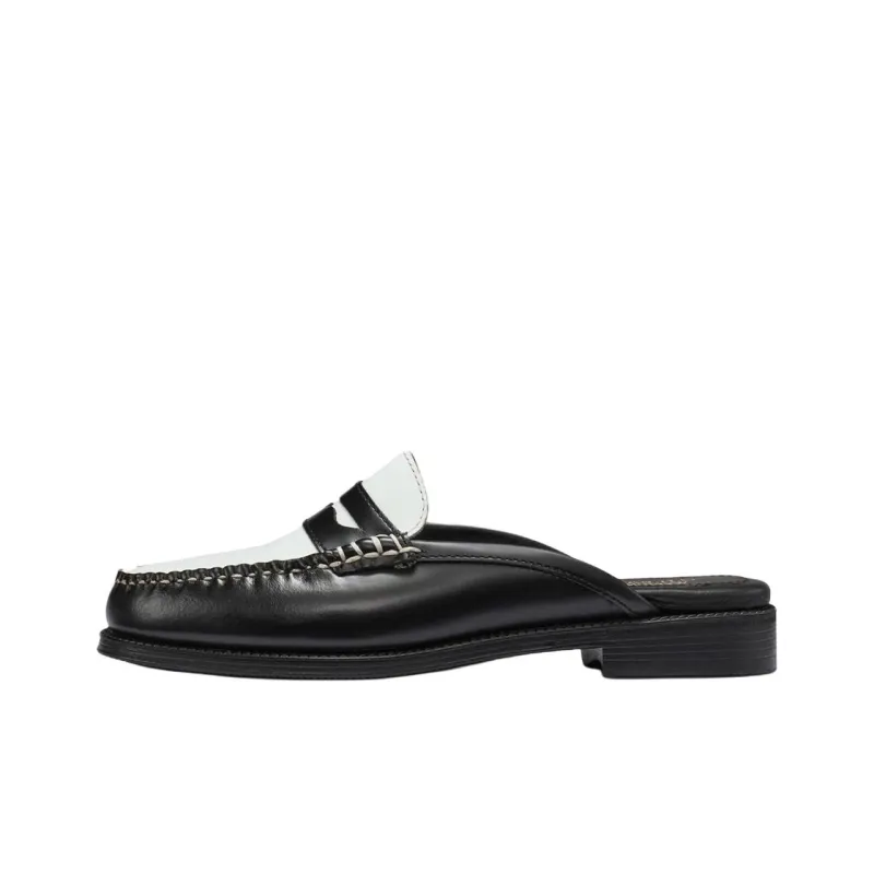 G.H. Bass & Co. Wrap-toe Slippers Women's Black White-0