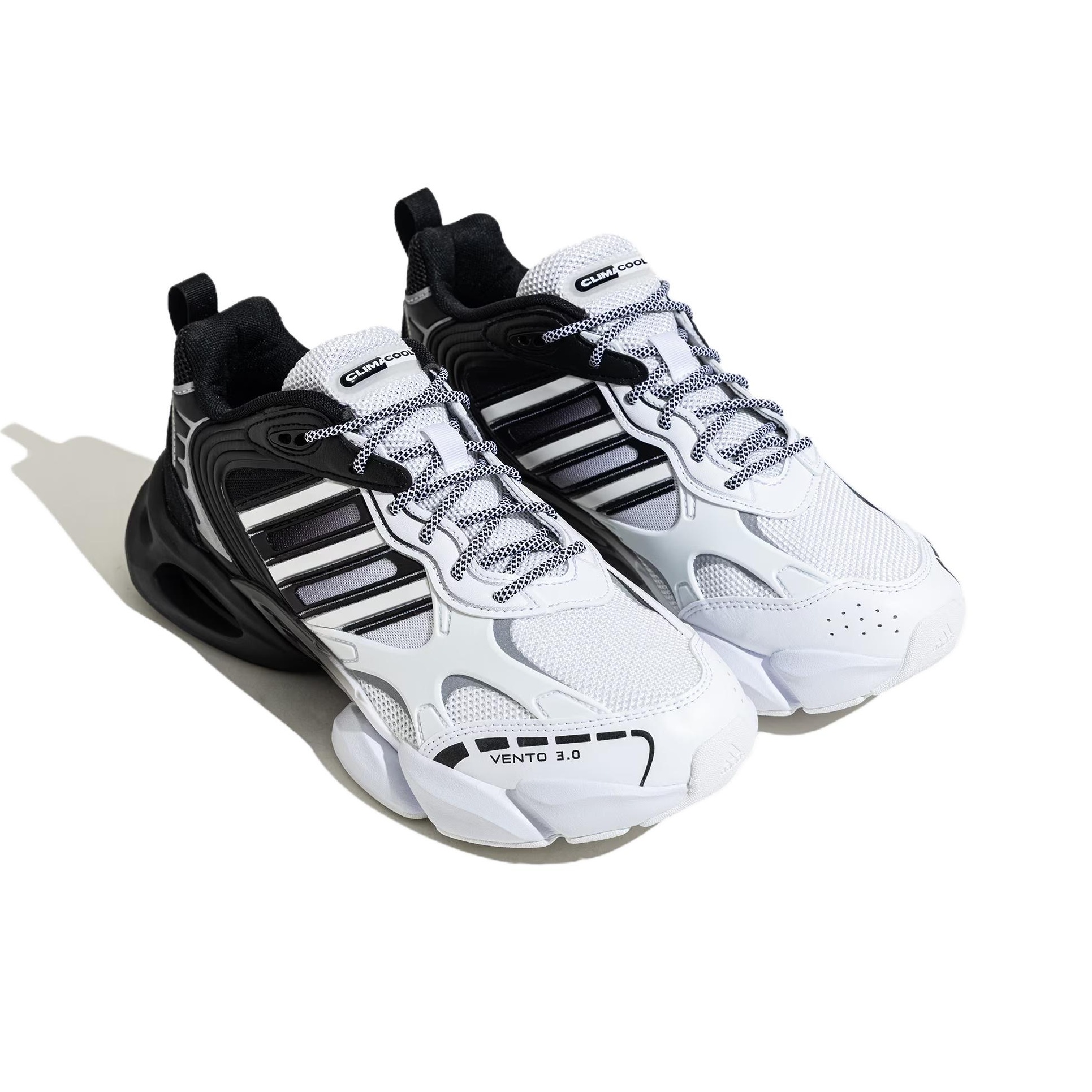 adidas CLIMACOOL VENTO 3.0 Running Shoes Men Low top White Black US M 12.5