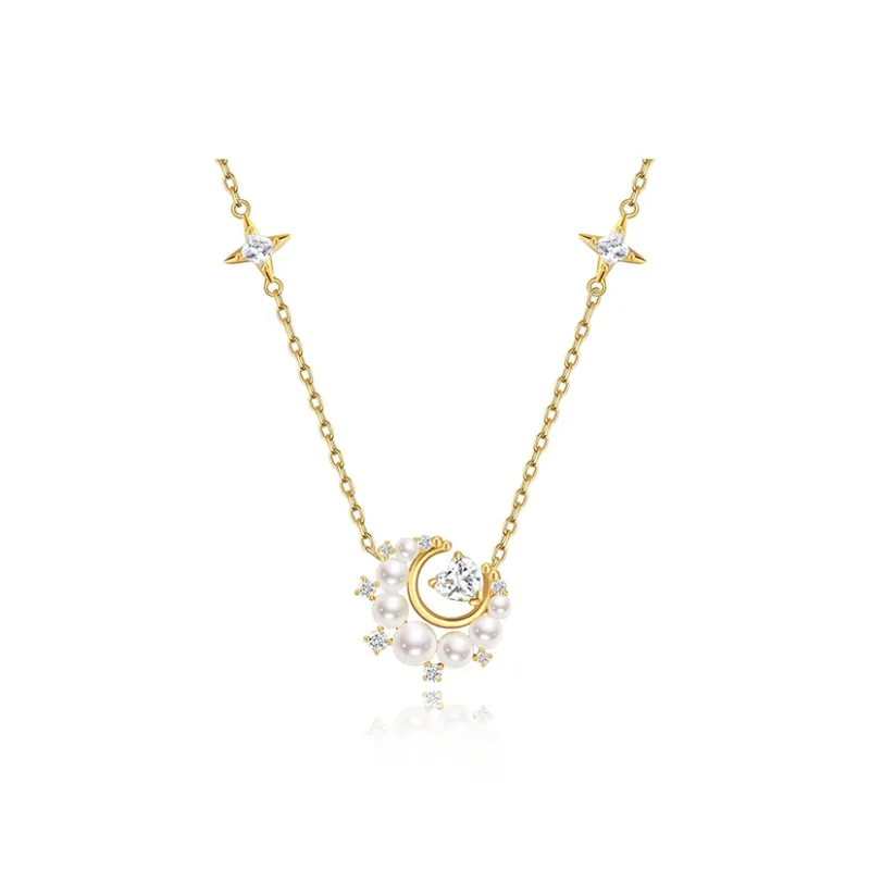 FANCI S925 Silver Necklaces Women's Silver Gold-0