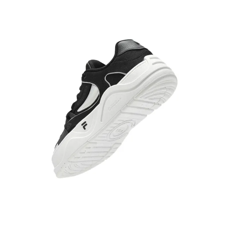 FILA FUSION 50 50 Slip Resistant Cushioning Wear Resistant Low Top Skateboard Shoes Women's Black/Lunar Rock Gray-7