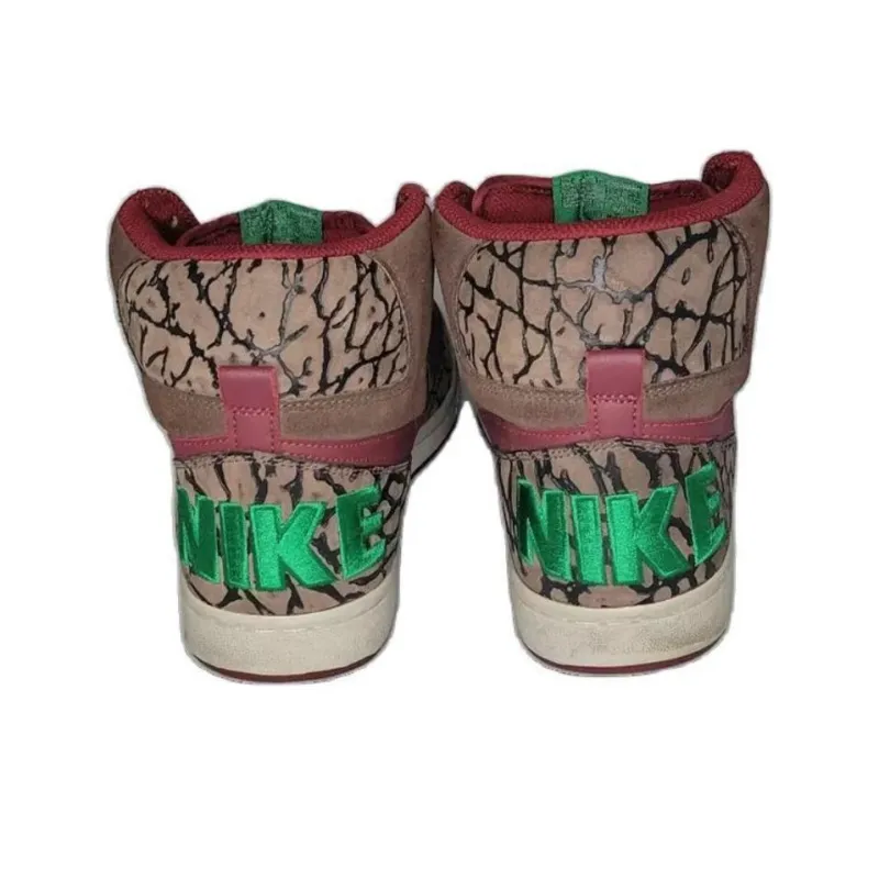 Nike Terminator Hi Premium Dark Oak/Team Red Black Pine Green-3