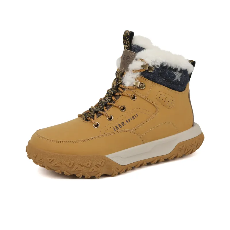 JEEP SPIRIT Yellow Boots Short Martin Boot Men's Sunrise Yellow-2