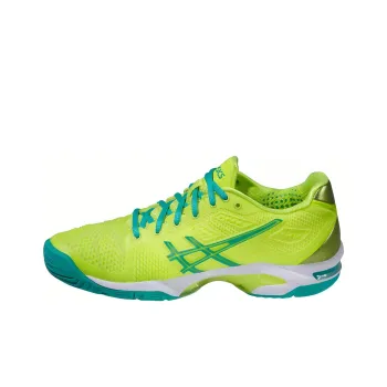 Asics Gel-Solution Speed 2 Low-Top Tennis Shoes Women's Neon Green