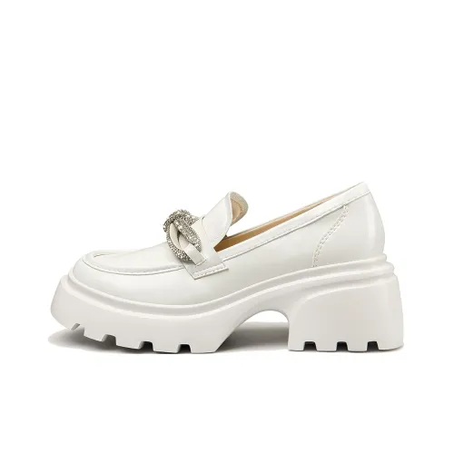 Lily Wei Loafers Women's White