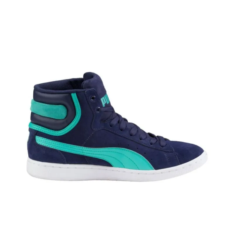 PUMA Vikky Mid 'Navy White' Women's-1