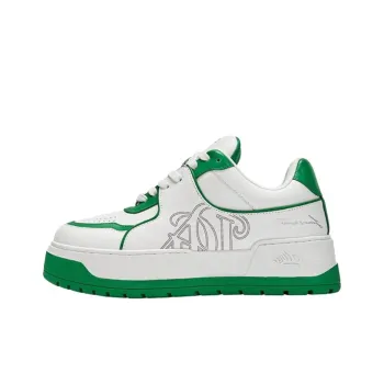 DEGAIA Low-Top Skateboard Shoes Men's Grass Green Lake Blue Black