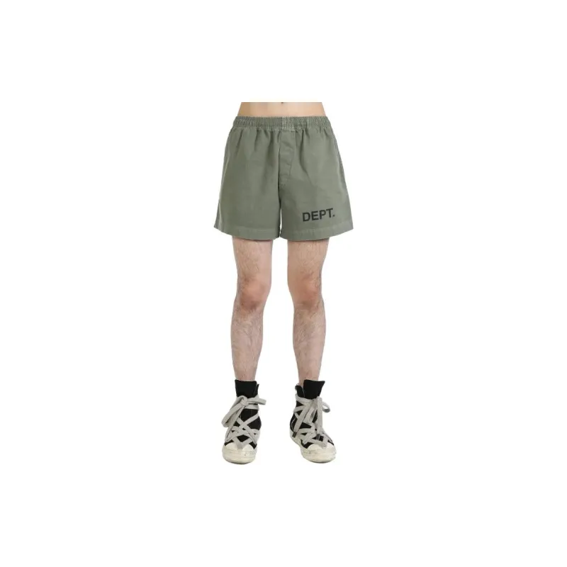 Gallery Dept. Logo print Cotton Shorts-2