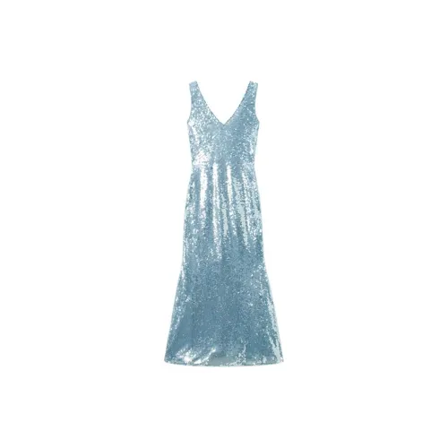 Self-portrait Sequin Embellished V-Neck Dress