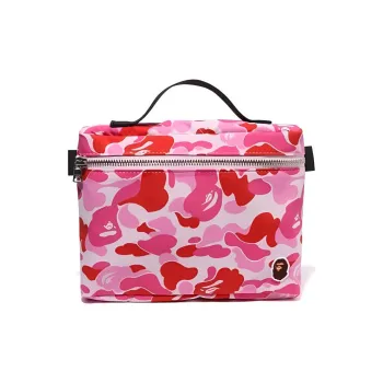 A BATHING APE Nylon Makeup Bag Regular Men's Blue/Pink/Green