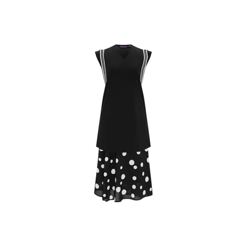 NAVIGARE Short-Sleeved Dresses Women's Night Black